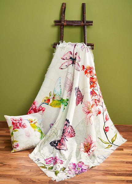 Nature's Grace—Butterfly and Dragonfly Throw Blanket - Wild Wings