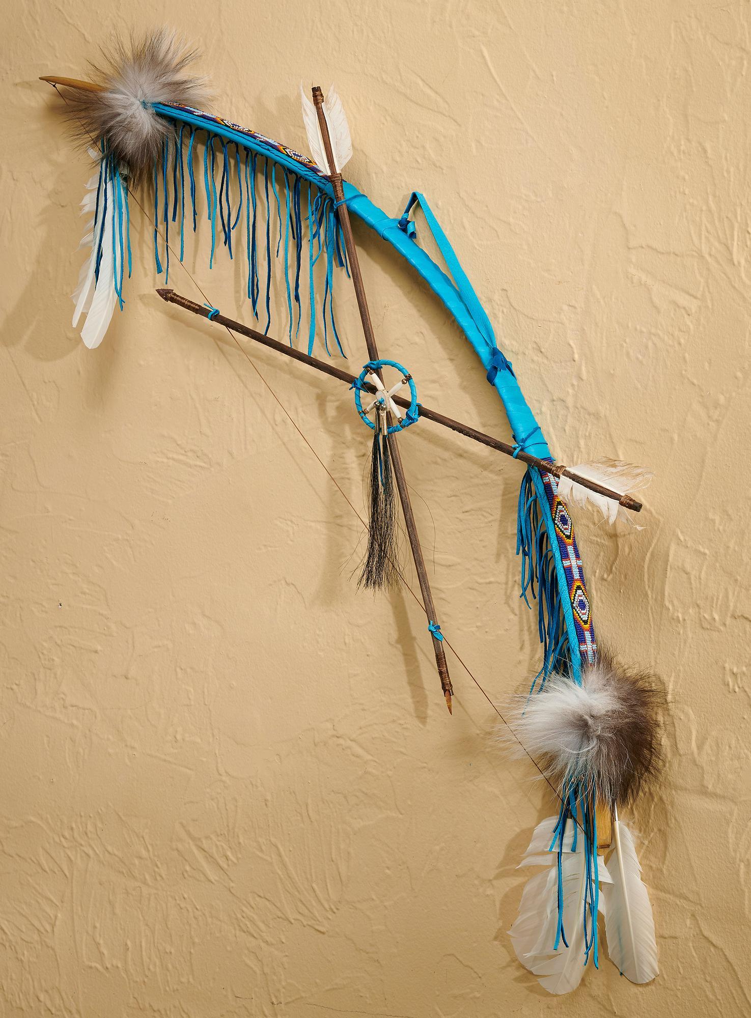 Bow and Arrowâ€”Turquoise Wall Decor - Wild Wings