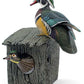 Nesting Wood Duck Pair Sculpture - Wild Wings
