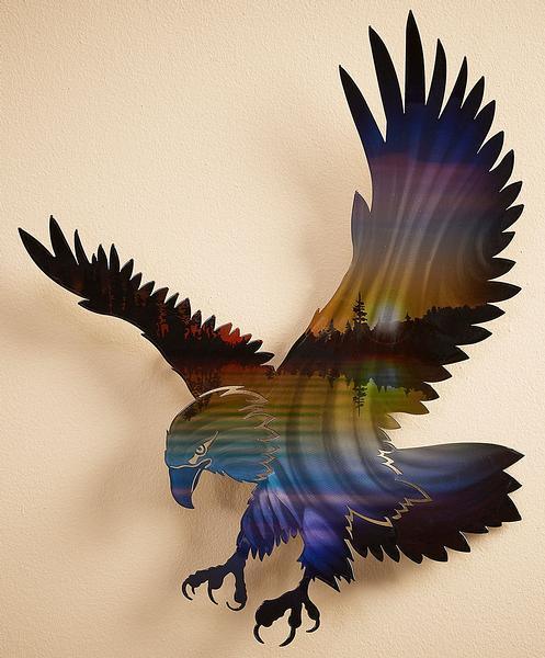 Northwoods Eagle Metal Wall Art - Wild Wings