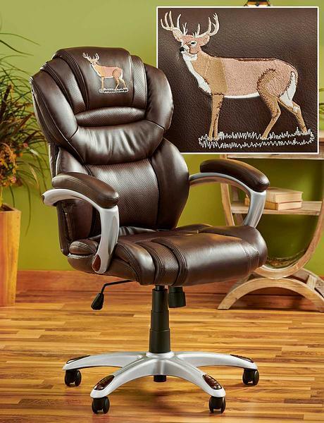 Whitetail Deer Office Chair - Wild Wings