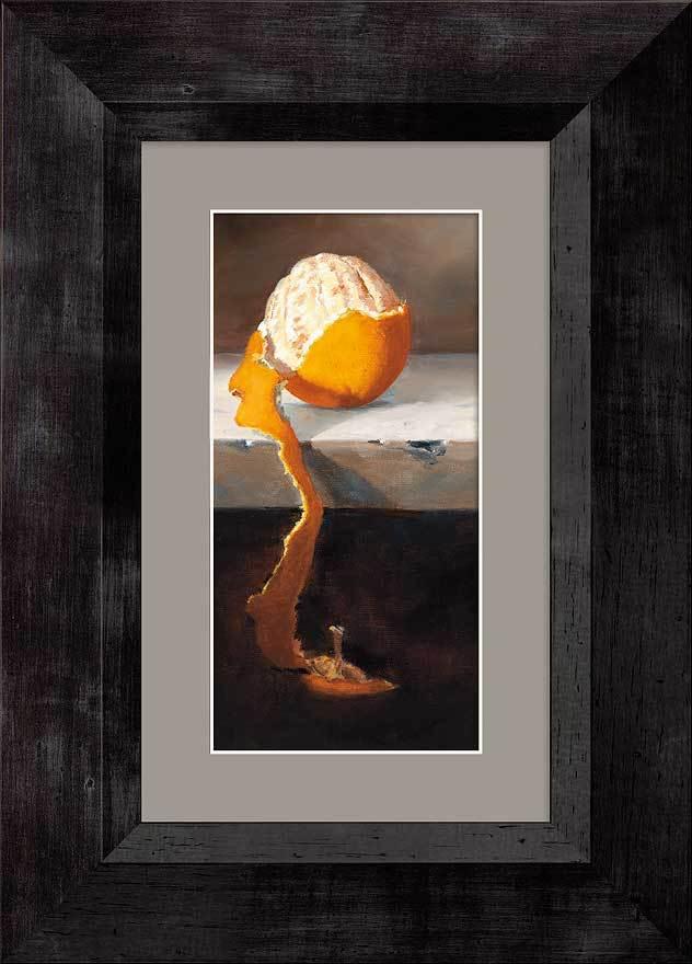Sweet Promise—Orange Framed Print - Wild Wings