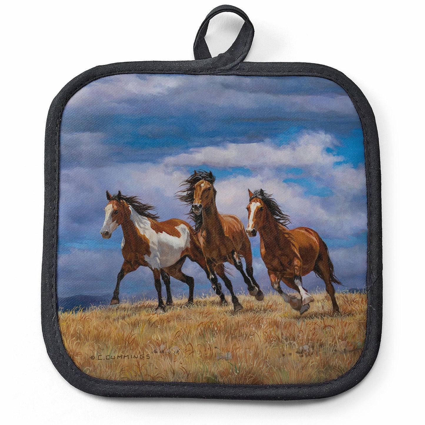 Over the Top - Horses Pot Holder - Wild Wings