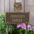 Owl Personalized Garden Sign - Wild Wings