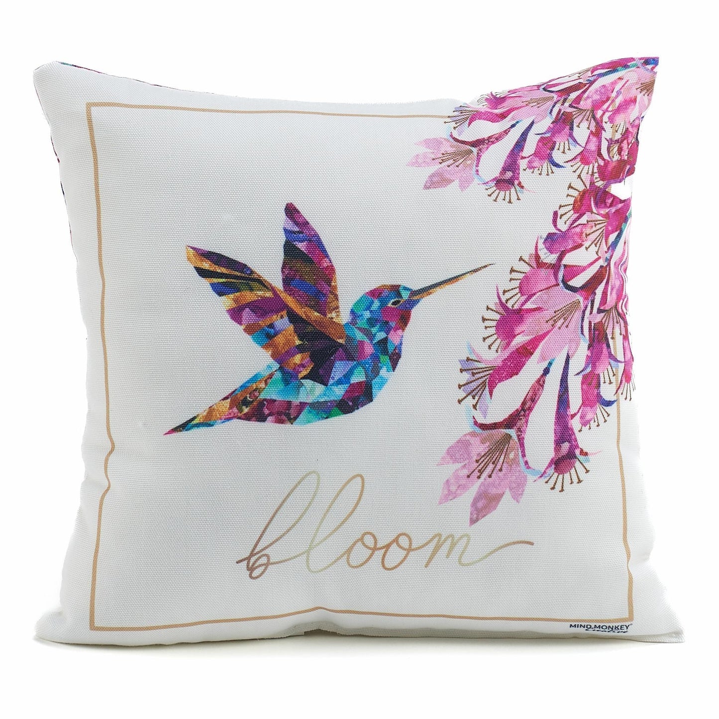Bloom Hummingbird Decorative Pillow - Wild Wings