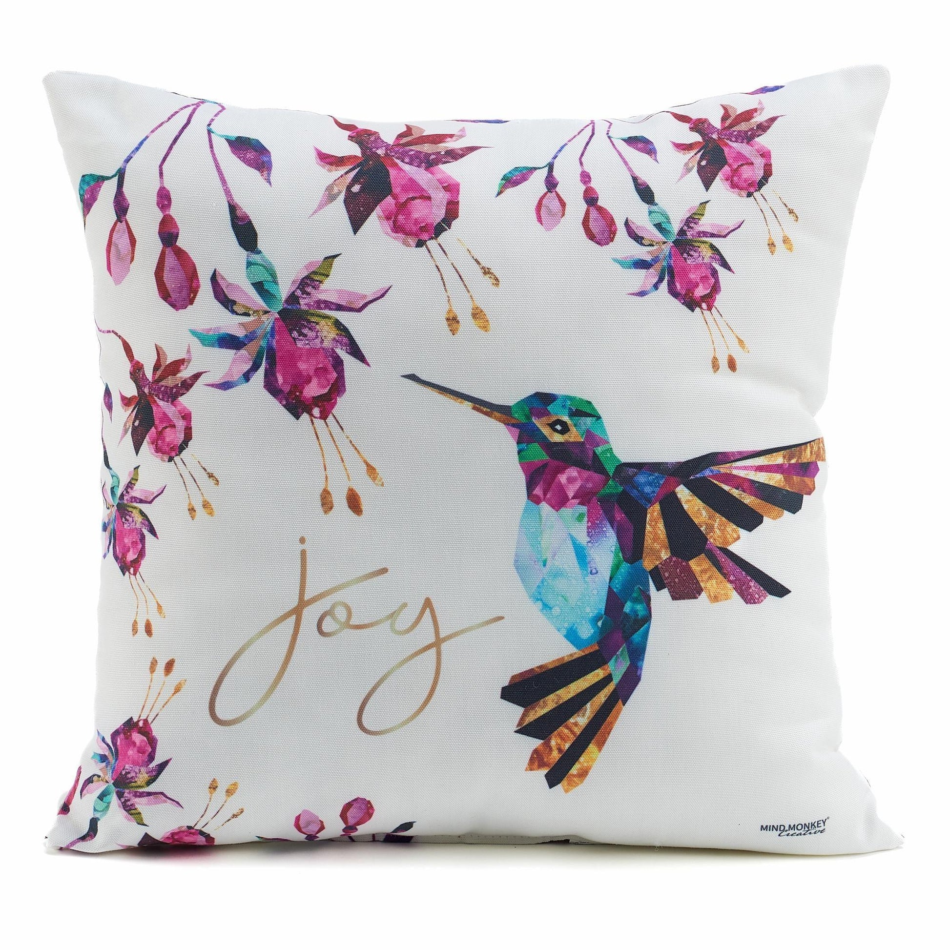 Joy Hummingbird Decorative Pillow - Wild Wings
