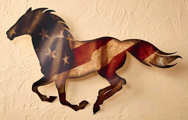 Patriot Horse Wall Decor - Wild Wings