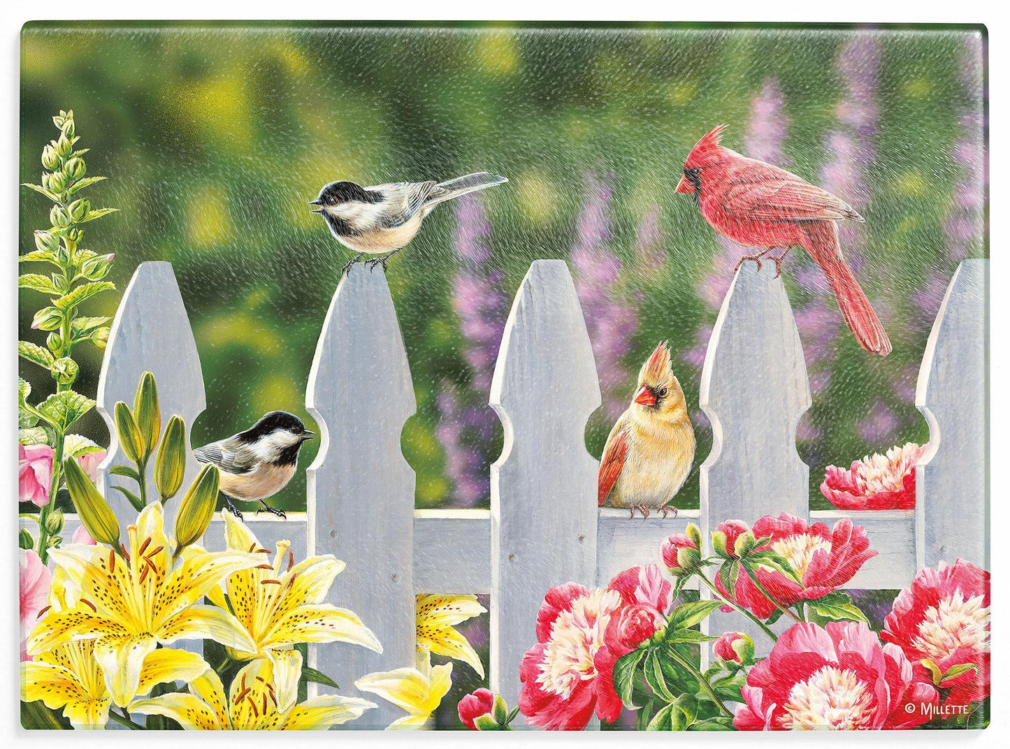 Picket Fence - Songbirds Cutting Board - Wild Wings