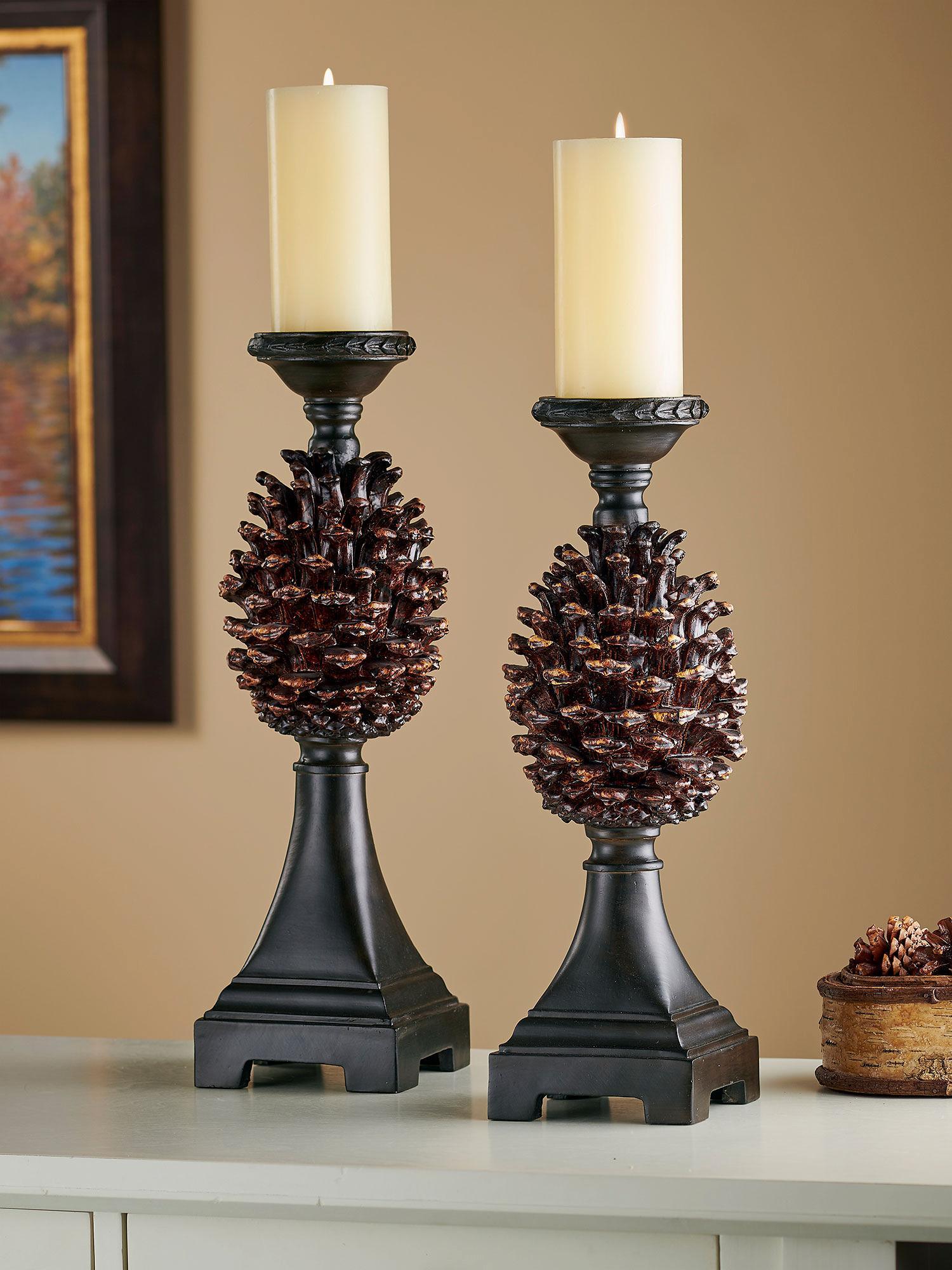 Big Pines Candle Holders - Wild Wings