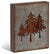 Pine Tree Silhouette 12" x 16" Box Art Sign - Wild Wings