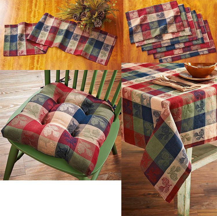 Pinecone Plaid Kitchen Collection - Wild Wings