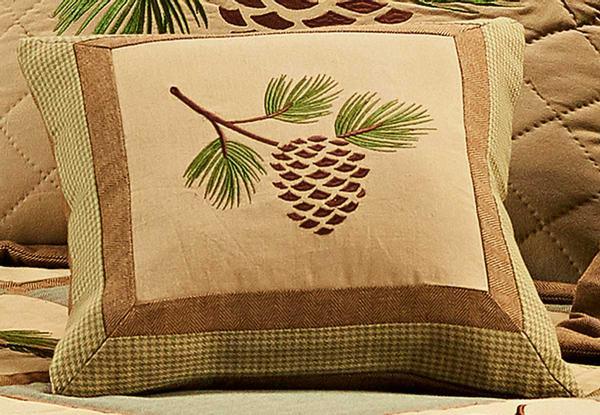 Pinecone Pillow (16") - Wild Wings