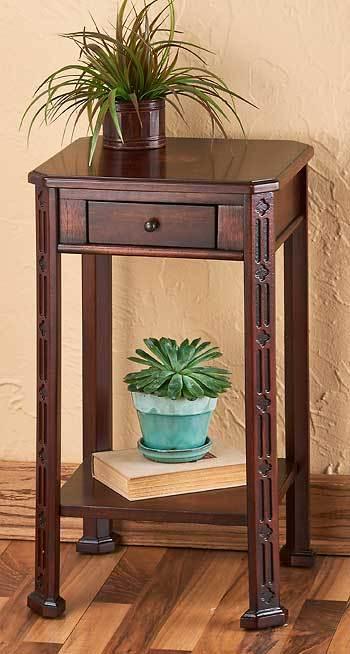 Plantation End Table - Wild Wings