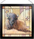 Resting Bull - Bison Stained Glass Art - Wild Wings