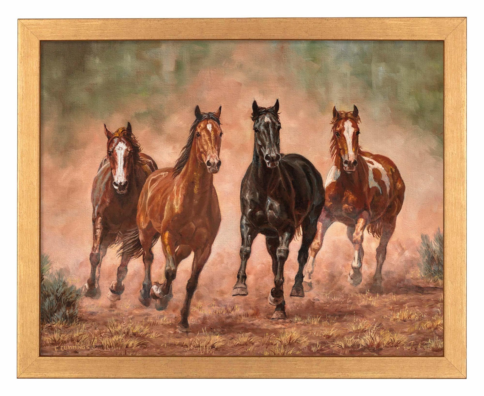 Run Time—Horses Art Print - Wild Wings
