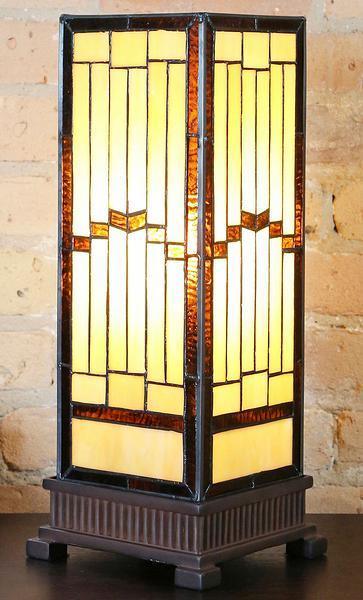 Stained Glass Hurricane Accent Lamp - Wild Wings