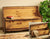 Rustic Pine Storage Bench - Wild Wings