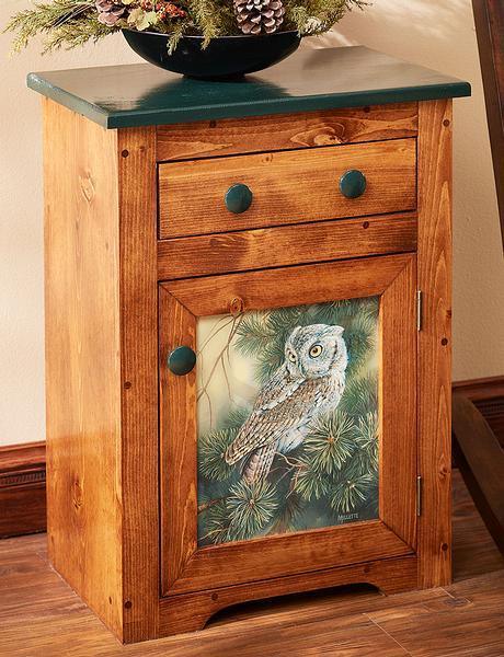 Screech Owl Cabinet - Wild Wings