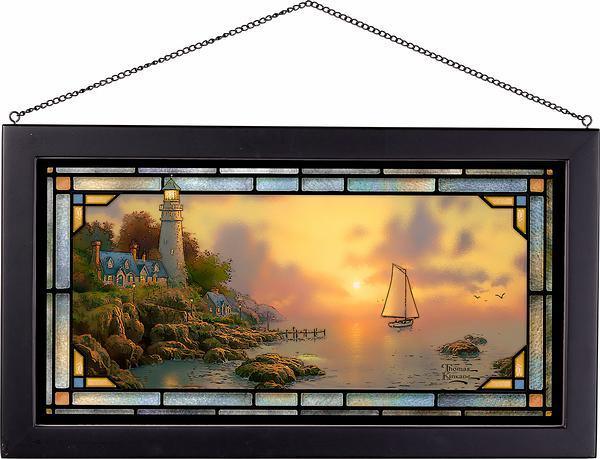 The Sea of Tranquility Stained Glass Art - Wild Wings