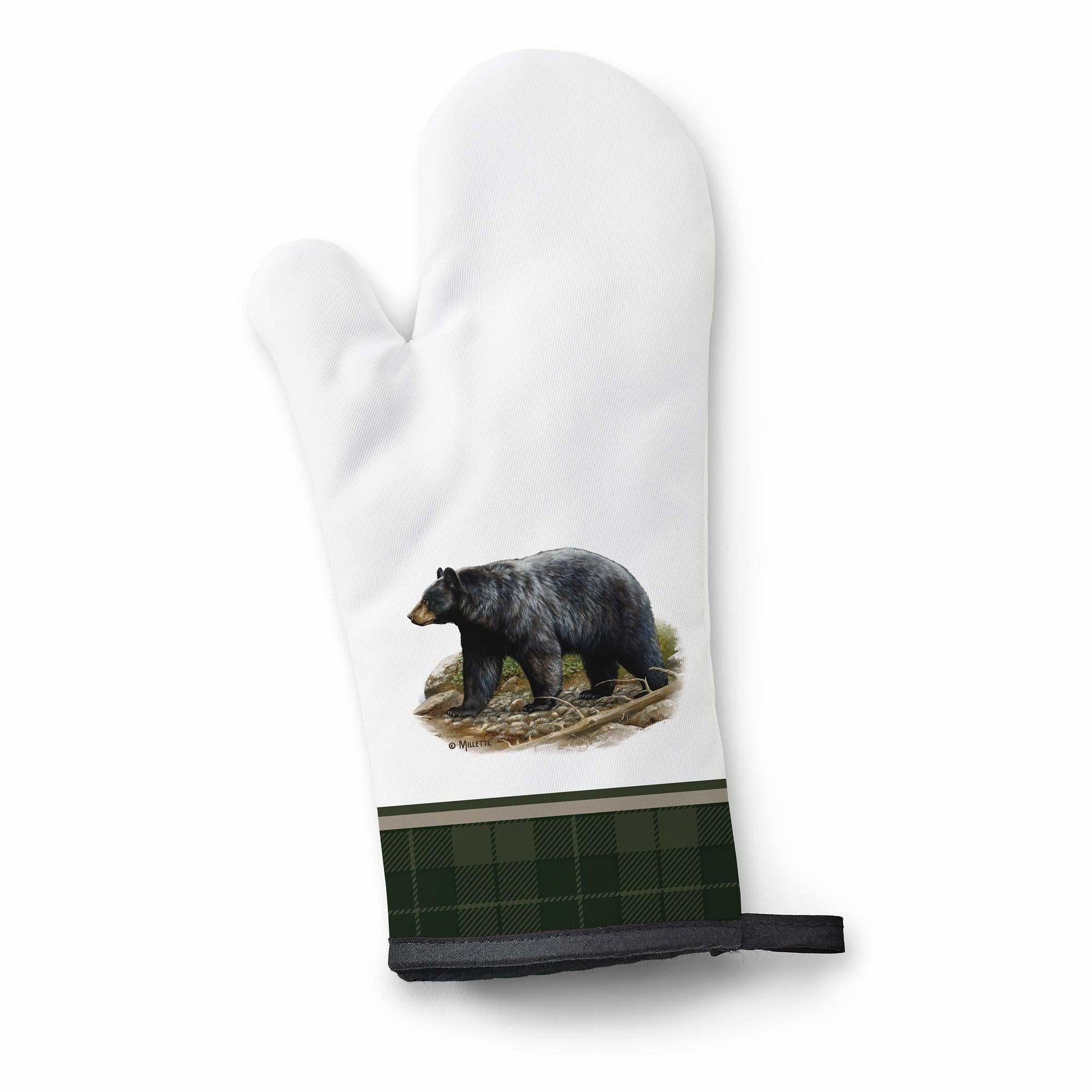Shadow of the Forest—Black Bear Oven Mitt - Wild Wings