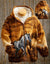 Horses Sherpa-lined Hooded Jacket - Wild Wings