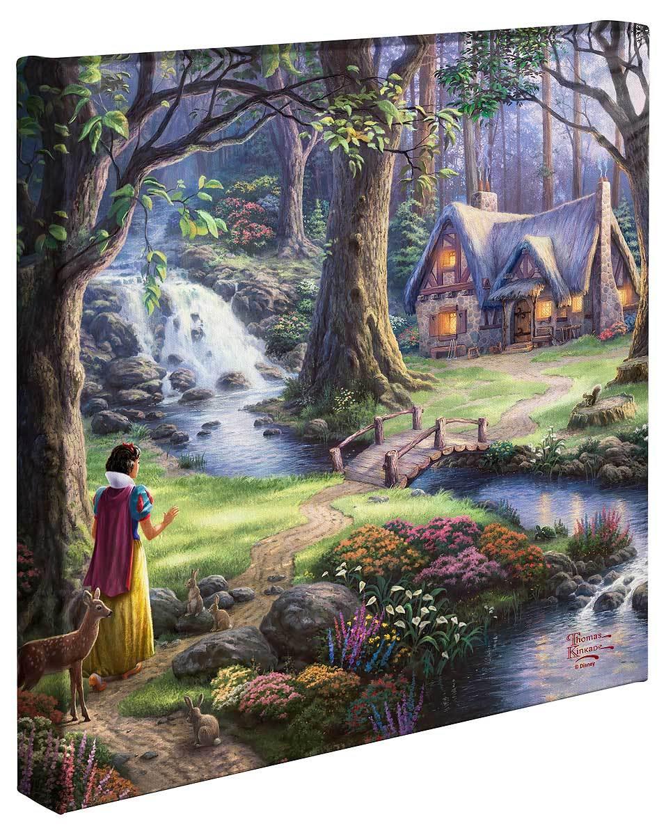 Snow White Discovers the Cottage Gallery Wrapped Canvas - Wild Wings