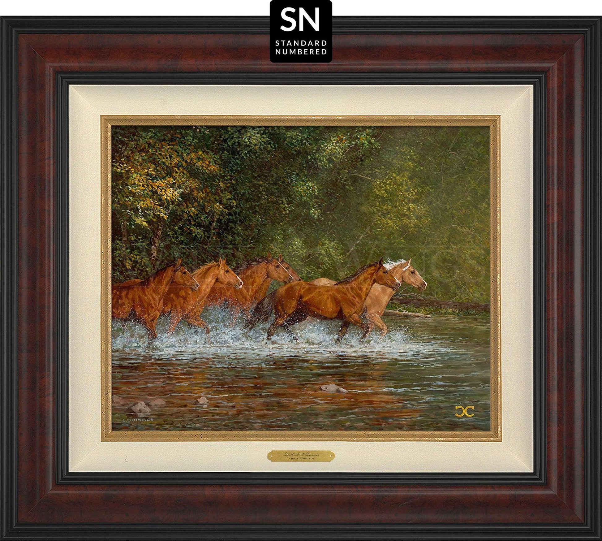 South Fork Summer; Standard Numbered Edition (SN) Art CollectionMaster Artisan Canvas - Wild Wings