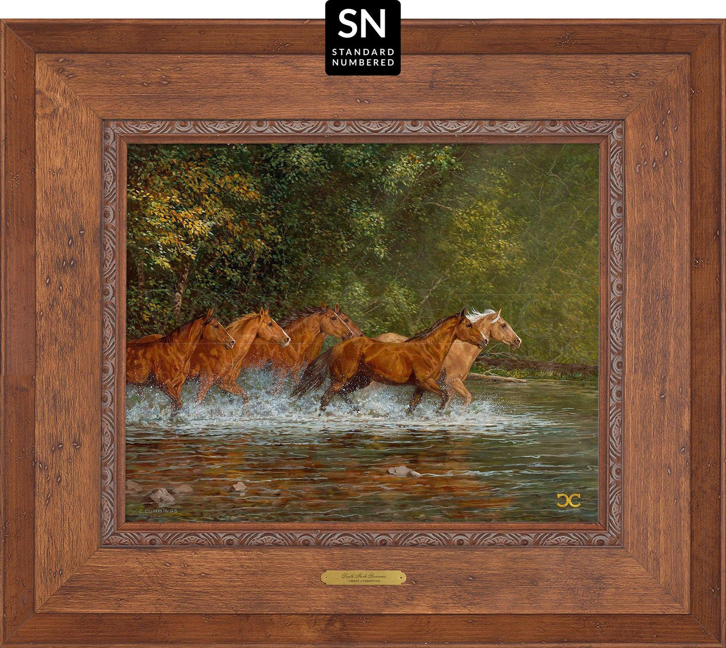 South Fork Summer; Standard Numbered Edition (SN) Art CollectionMaster Artisan Canvas - Wild Wings