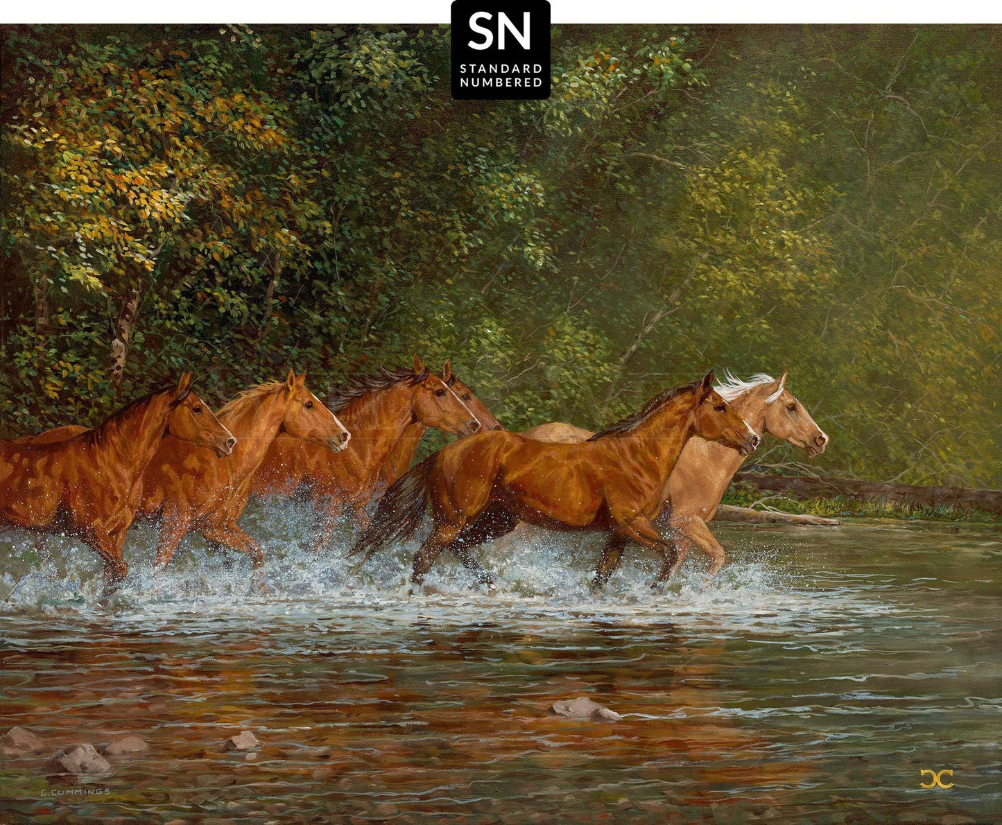 South Fork Summer; Standard Numbered Edition (SN) Art CollectionMaster Artisan Canvas - Wild Wings