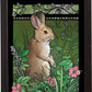 Springtime Snowshoe - Rabbit Stained Glass Art - Wild Wings