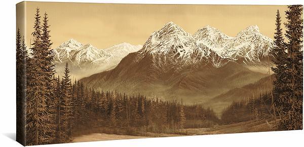 Strength—Mountains Gallery Wrapped Canvas - Wild Wings