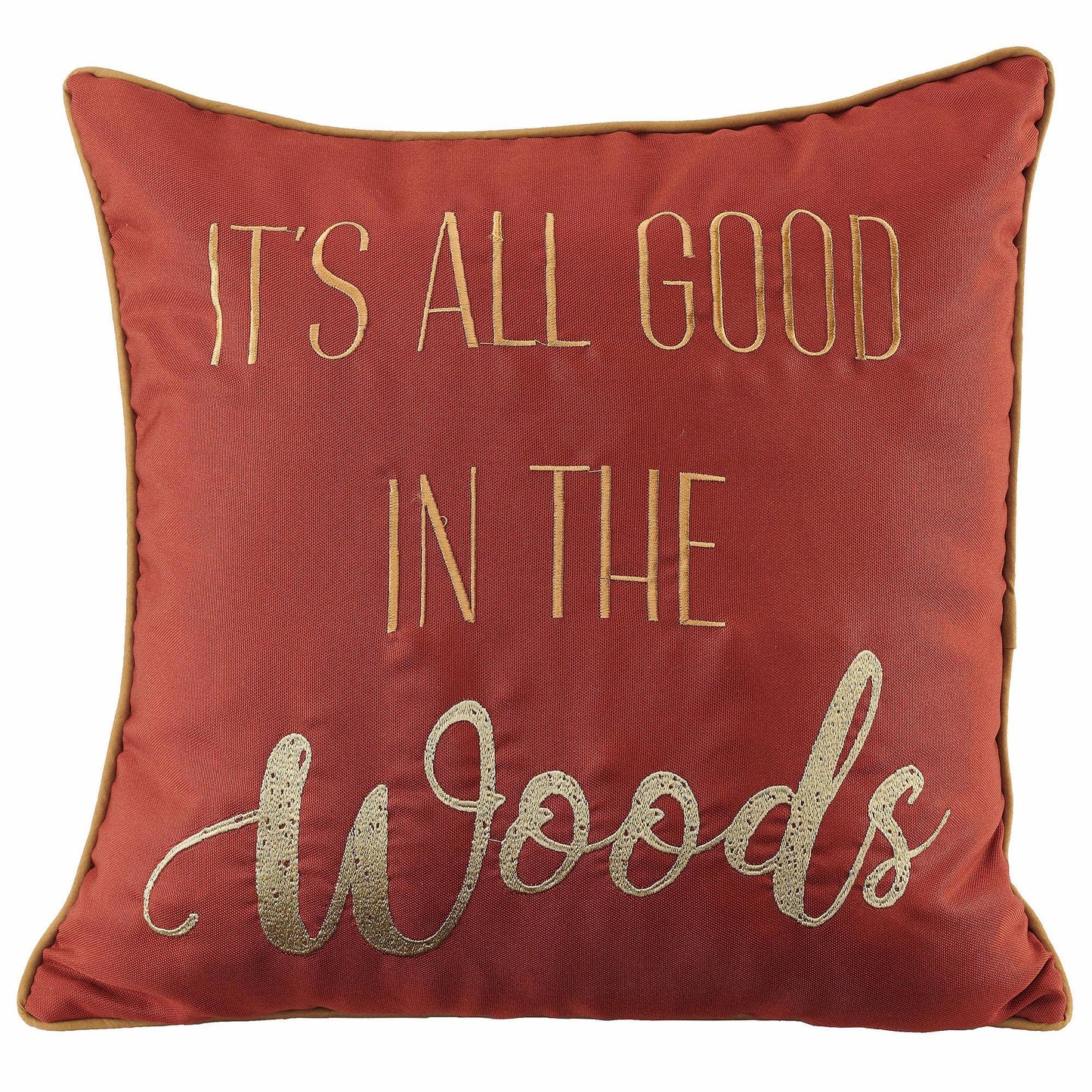 All Good in the Woods Decorative Pillow - Wild Wings