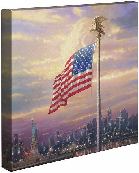 The Light of Freedom Gallery Wrapped Canvas - Wild Wings