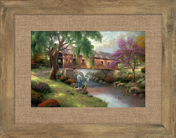 The Old Fishin' Hole Framed Print - Wild Wings