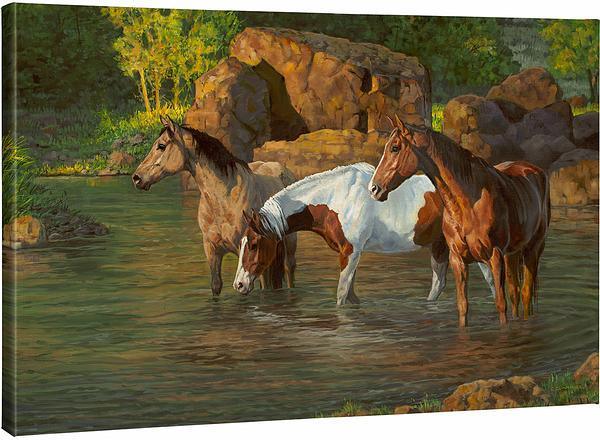 The Pond Gallery Wrapped Canvas - Wild Wings