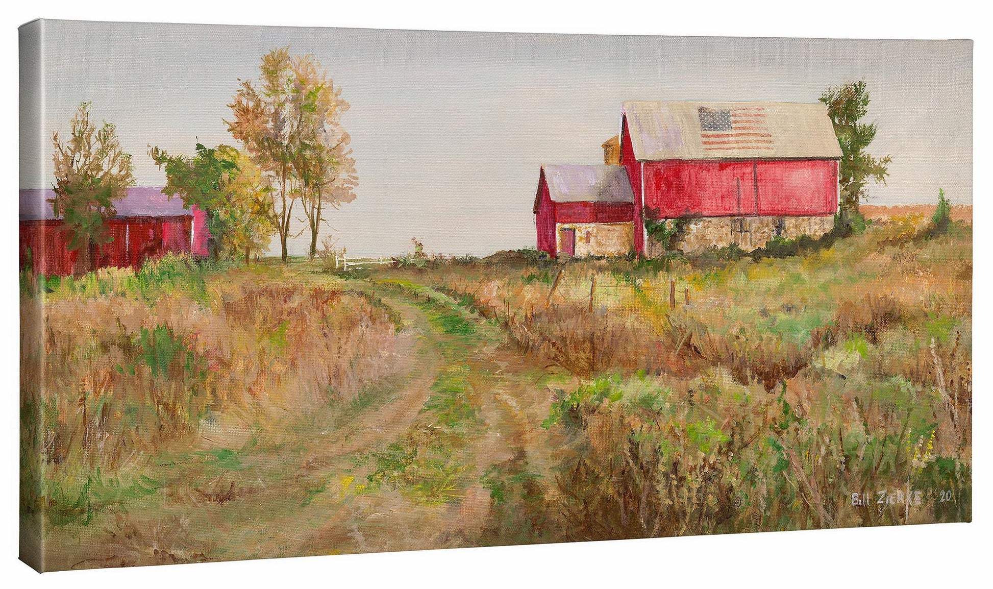The Road Between Gallery Wrapped Canvas - Wild Wings