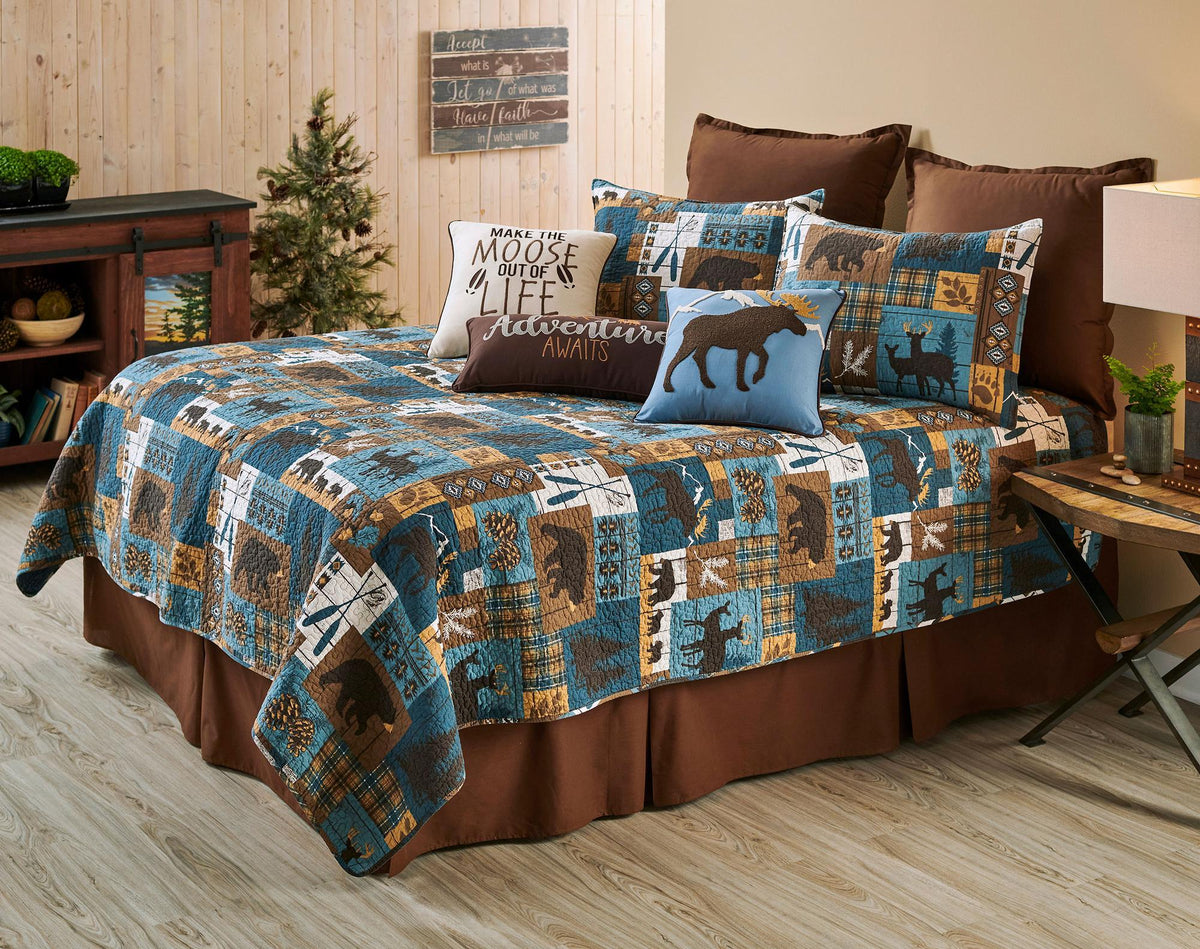 Sky Country Trails Bedding Set (Queen) - Wild Wings
