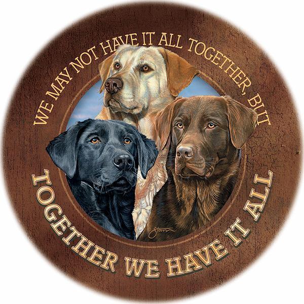 All Together—Labs Coasters - Wild Wings