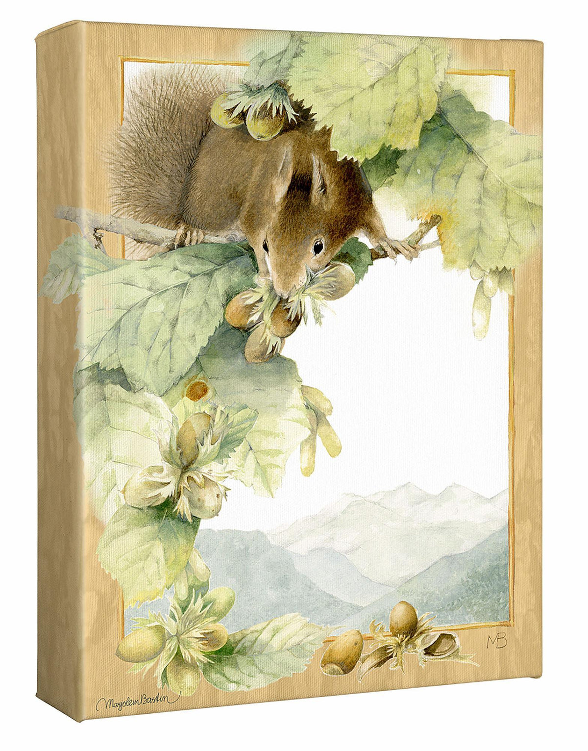 Trading Squirrels Gallery Wrapped Canvas - Wild Wings