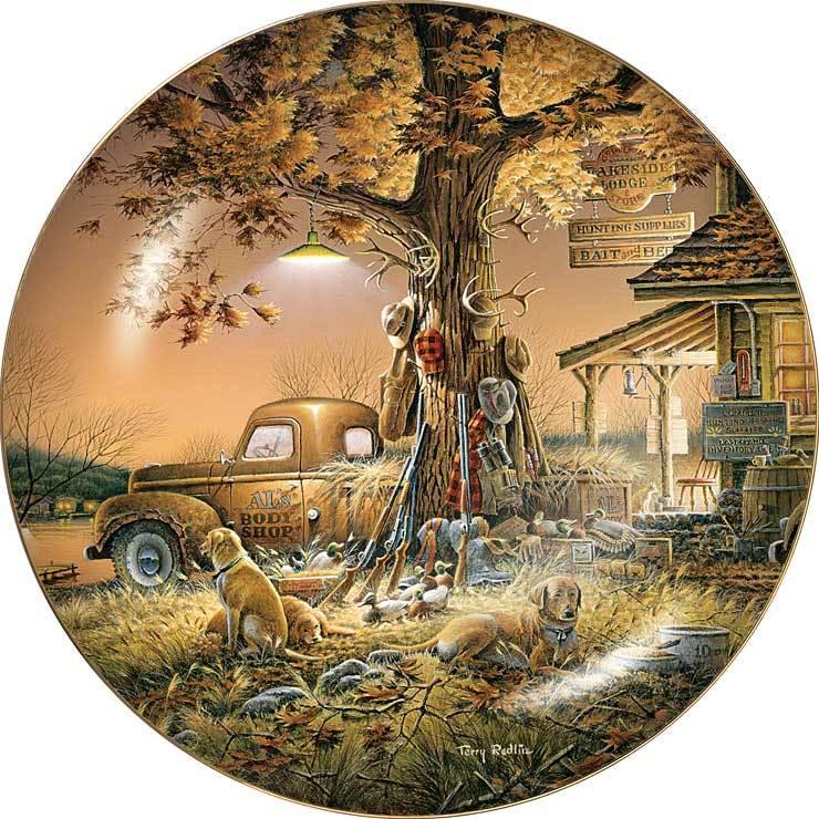 Twilight Time Collector Plate - Wild Wings