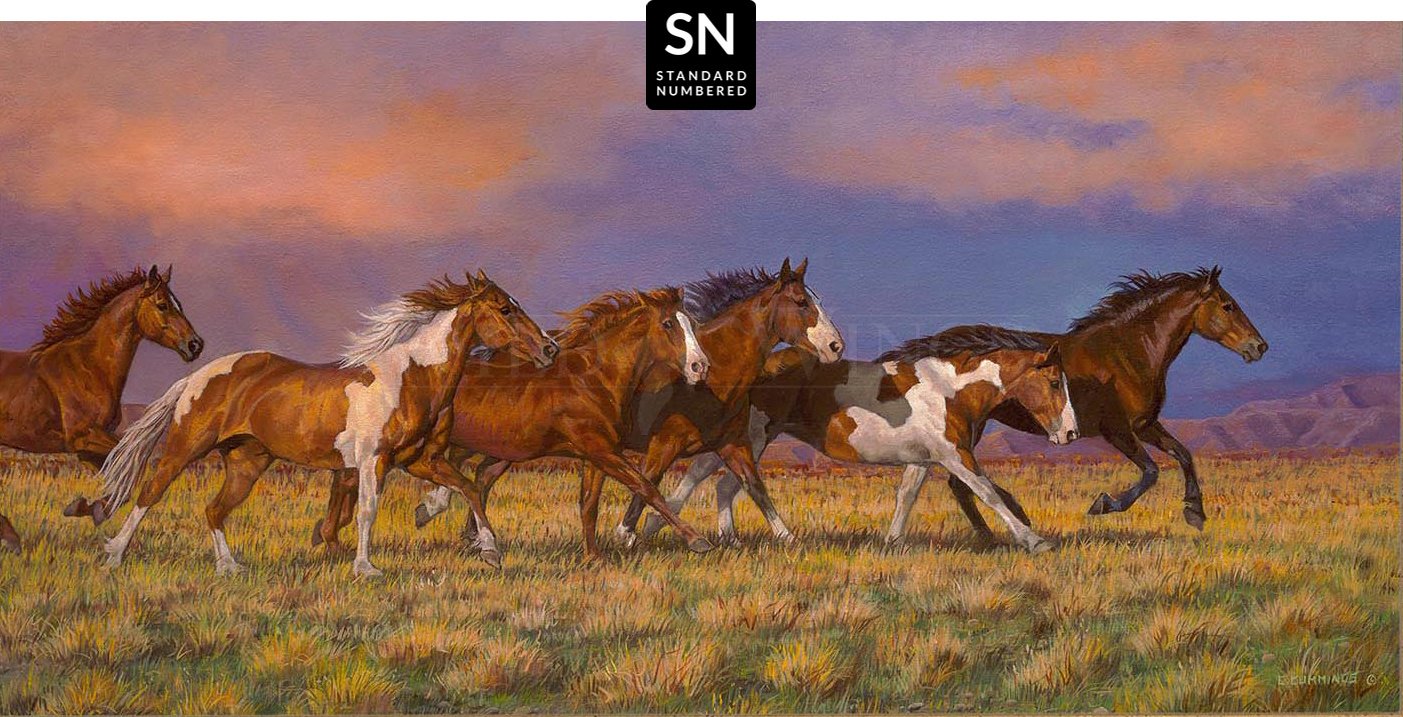 Wild wing horses picture sold