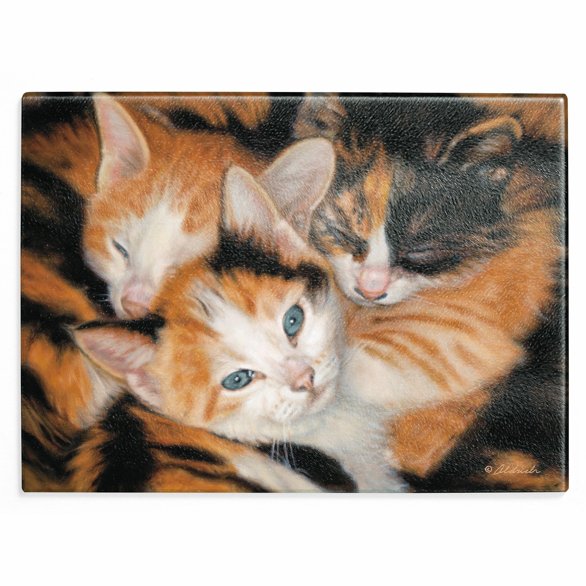 Who's Who? - Kittens Cutting Board - Wild Wings