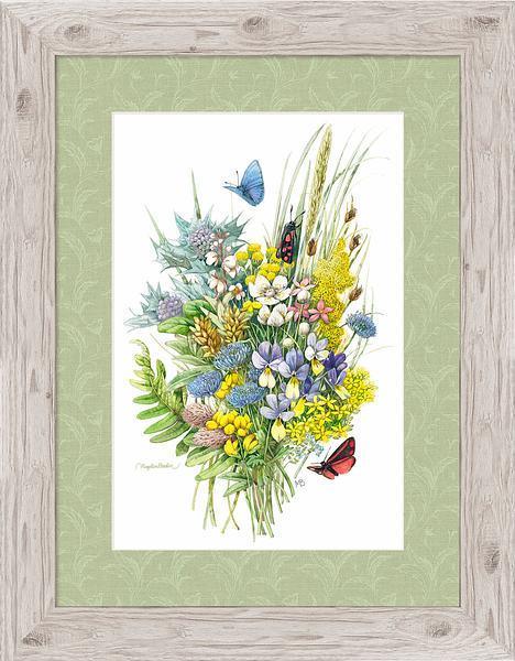 Wildflower Riches Framed Print - Wild Wings