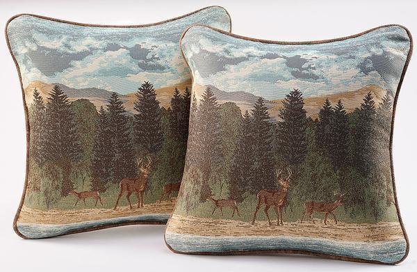 Back Country Scenic Pillow - Wild Wings