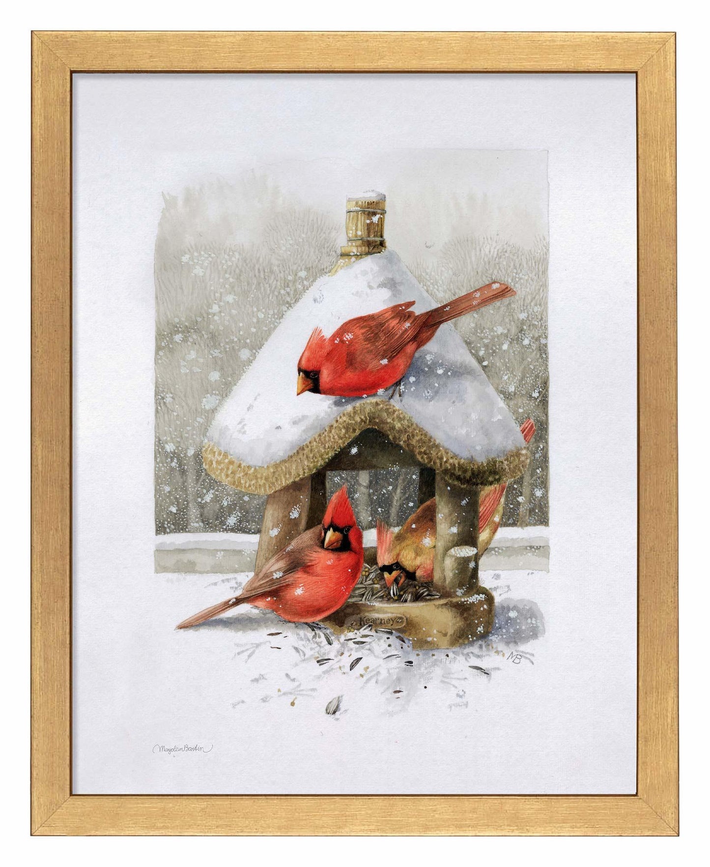 Winter Buffet Art Print - Wild Wings