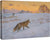 Winter Evening—Fox Gallery Wrapped Canvas - Wild Wings