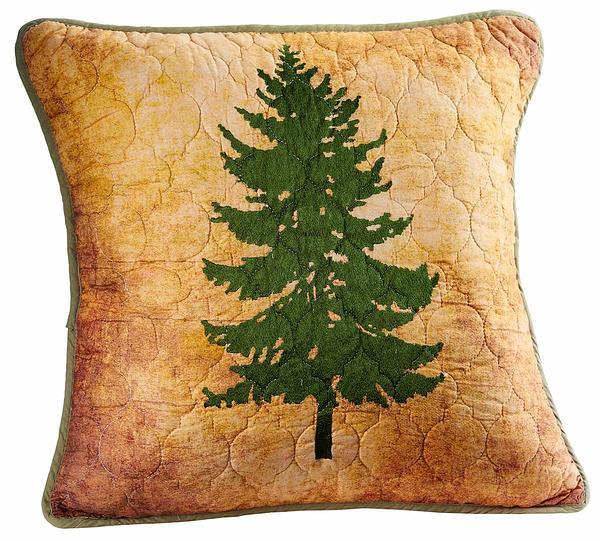 Forest Patch—Pine Tree Pillow - Wild Wings