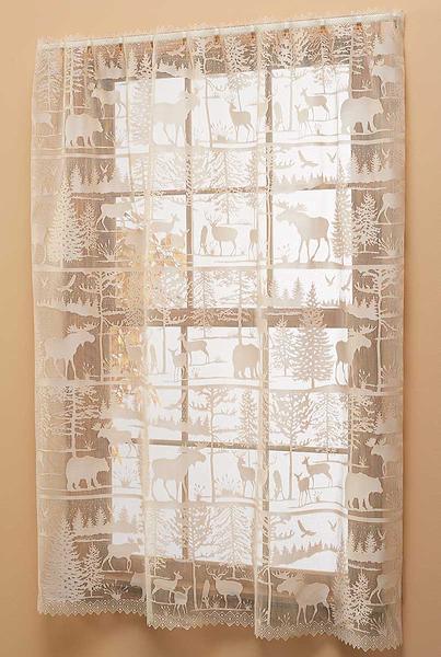 Woodland Lace Panel - Wild Wings