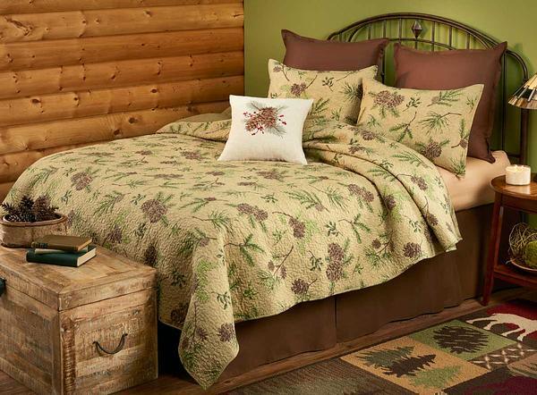 Touched by Pines Bedding Set (King) - Wild Wings