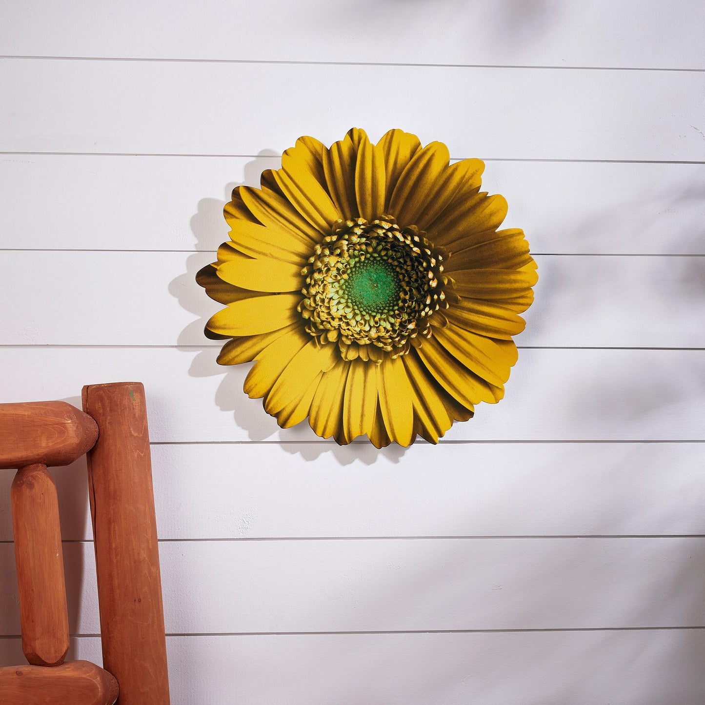 Yellow Daisy Metal Wall Art - Wild Wings